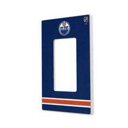 Keyscaper - Edmonton Oilers Single Rocker Lightswitch Plate - Multicolor