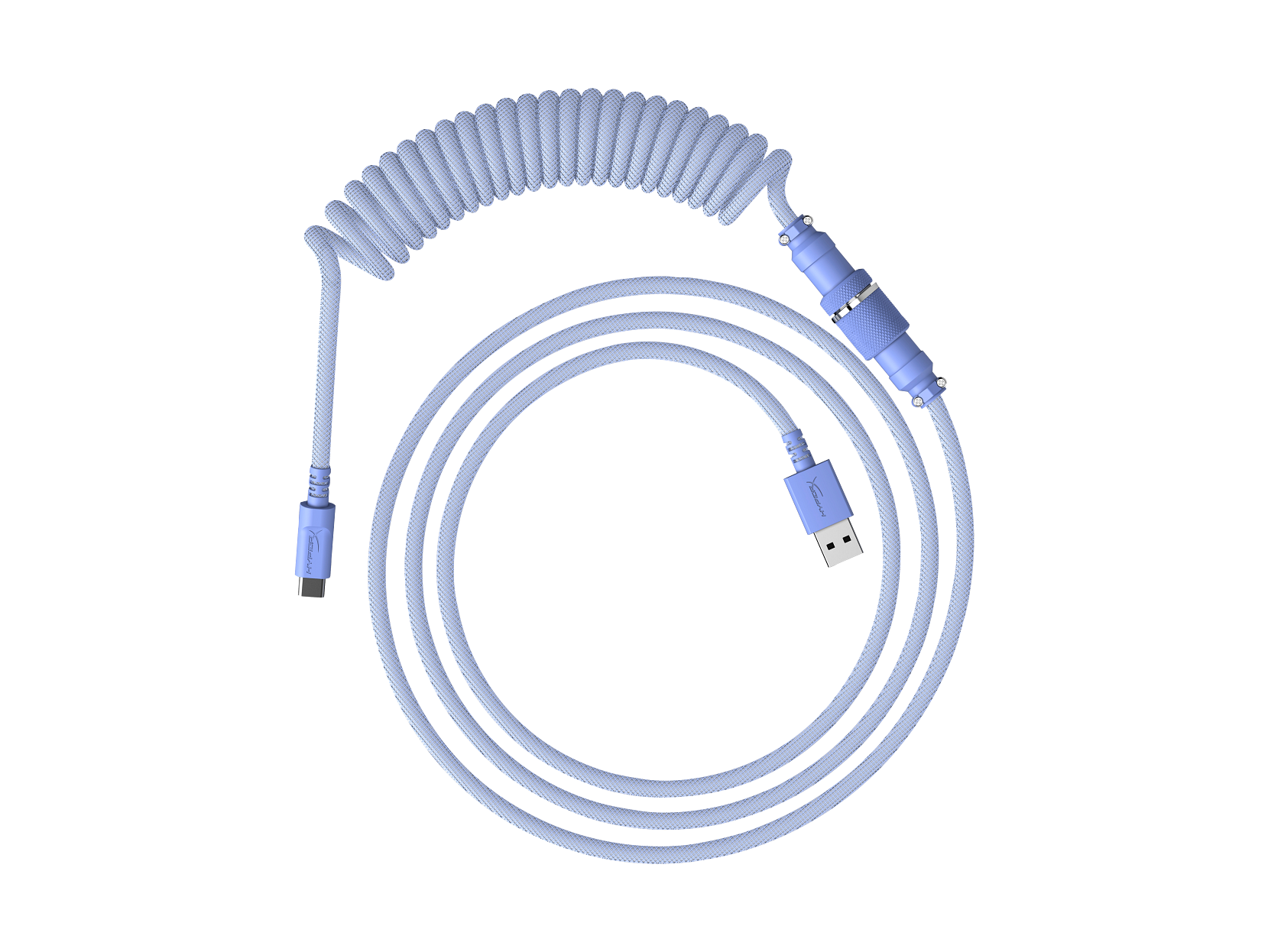 HyperX - USB-C Coiled Cable Light - Purple