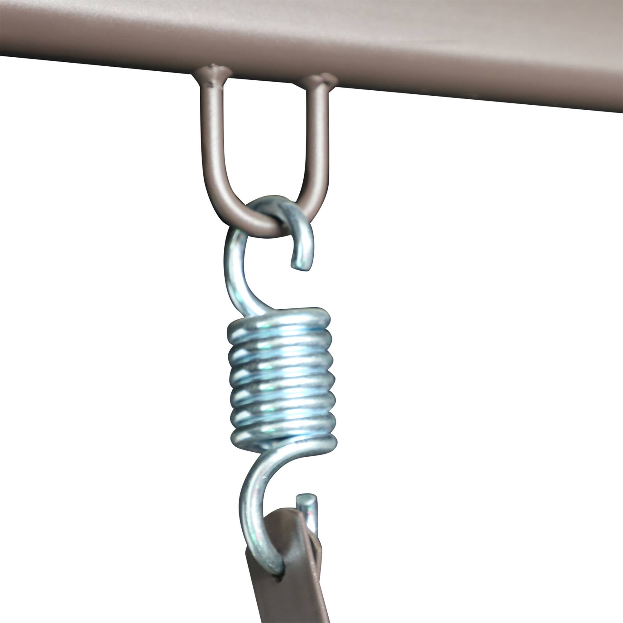 Alt View 4. Outsunny - Outsunny 3-Seat Patio Swing Chair Outdoor Porch Swing Glider with Adjustable Canopy.