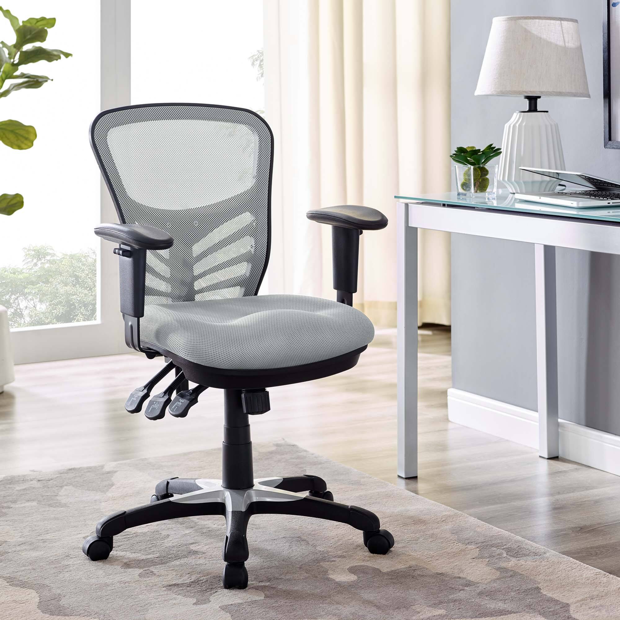 Alt View 7. Modway - Articulate Mesh Office Chair by Modway - gray.