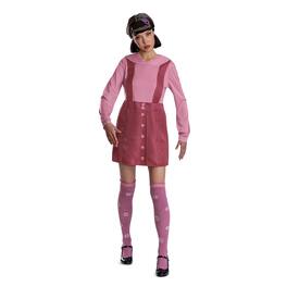 Disguise - Squid Game Young-Hee Doll Deluxe Adult Costume | L 12-14 - Multi-Colored