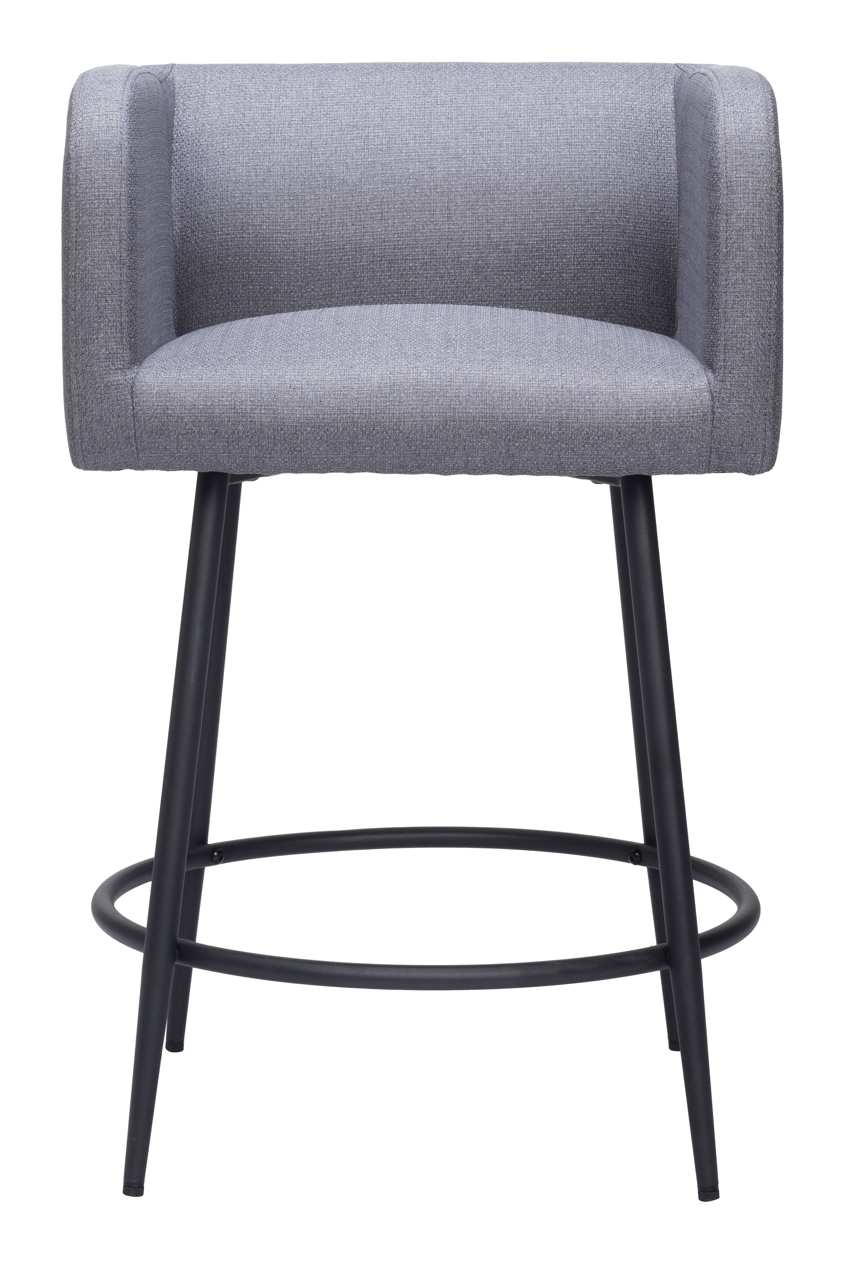 Alt View 1. Hivvago - Horbat Counter Stool (Set of 2) Gray - Gray.