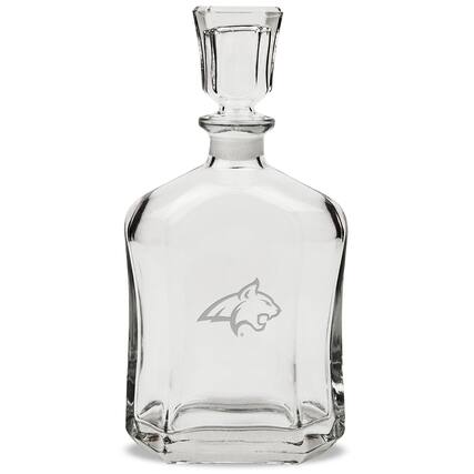 Front. Jardine - Montana State Bobcats 23.75oz. Crystal Whiskey Decanter - Multicolor.