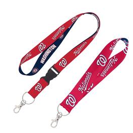 WinCraft - Washington Nationals 2-Pack Lanyard with Detachable Buckle & Key Strap Set - Multicolor