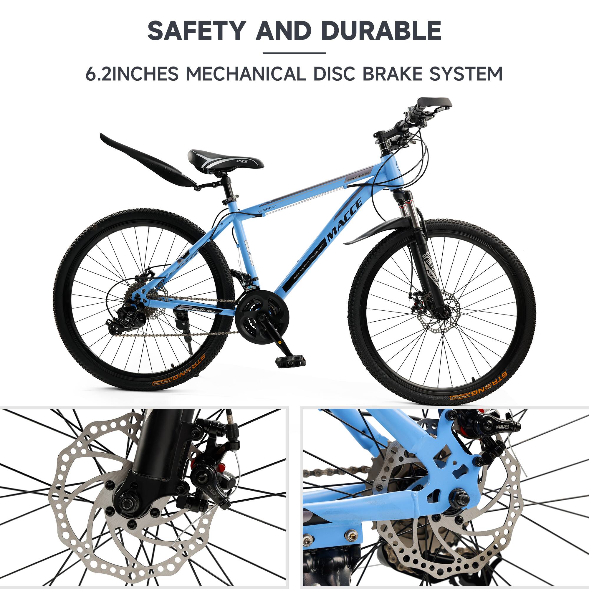 SAFETY AND DURABLE  
6.2 INCHES MECHANICAL DISC BRAKE SYSTEM