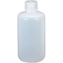 Nalgene - HDPE Narrow Mouth Round Bottle - 8 oz. - White