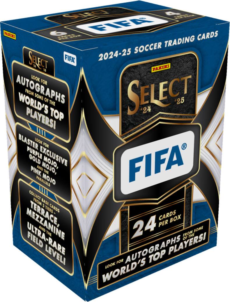 Select FIFA 2024-25 Soccer Trading Cards Box (24 Cards Per Box) - Look for Autographs from Some of the World's Top Players!