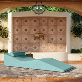 Jaxx - Clermont Sun Lounger - Luxurious Waterproof Poolside Lounge & Outdoor Chaise - Sunbrella Breeze - Marine Grade Vinyl