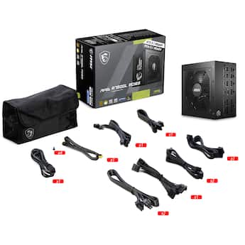 MSI MAG A750GL PCIE 5 750W ATX 3.1 Full Modular 80 Plus Gold MSI MAG A750GL PCIE 5 750W ATX 3.1 Full Modular 80 Plus Gold