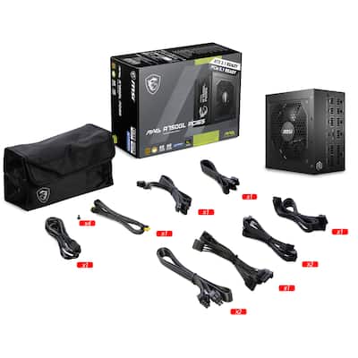 MSI MAG A750GL PCIE 5 750W ATX 3.1 Full Modular 80 Plus Gold MSI MAG A750GL PCIE 5 750W ATX 3.1 Full Modular 80 Plus Gold