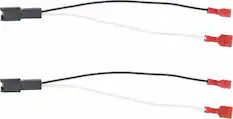 Front. Metra - Front Dash Speaker Harness for Select GM Models 2019-2025 (Non-amplified) (2-Pack) - Multi.