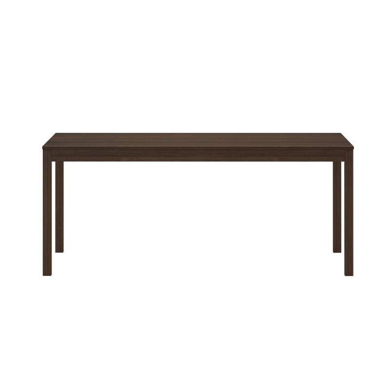 Alt View 4. Grain & Grove - Rectangular Dining Table (72in / 1830mm), Walnut - Walnut.