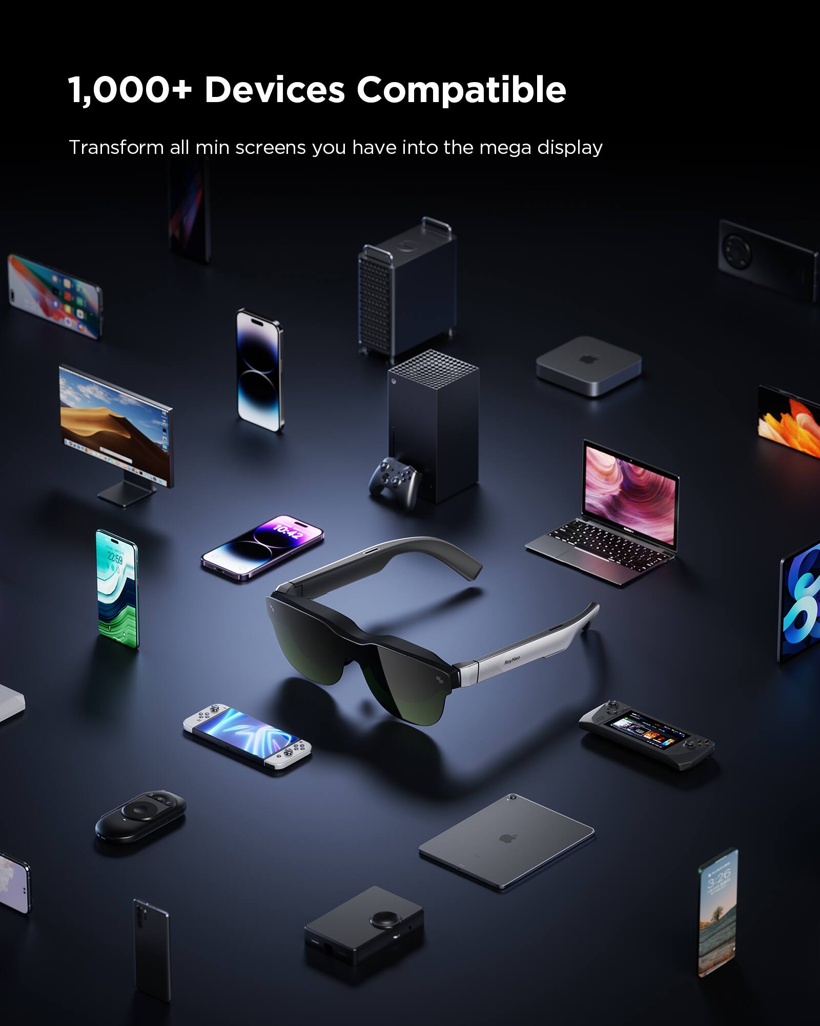 1,000+ Devices Compatible: Transform all mini screens you have into the mega display.