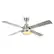 Alt View 7. Vaczon - 52" Modern Brushed Nickel LED Smart Ceiling Fan with Remote and APP Control - Nickel.