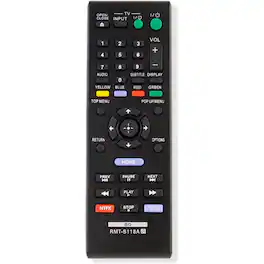 ZdalaMit - RMT-B118A Sub RMT-B119A RMT-B118P RMT-B109C Replacement Remote for Blu-ray Disc Player BDP-S185 BDP-BX18 BDP-BX185 - Black