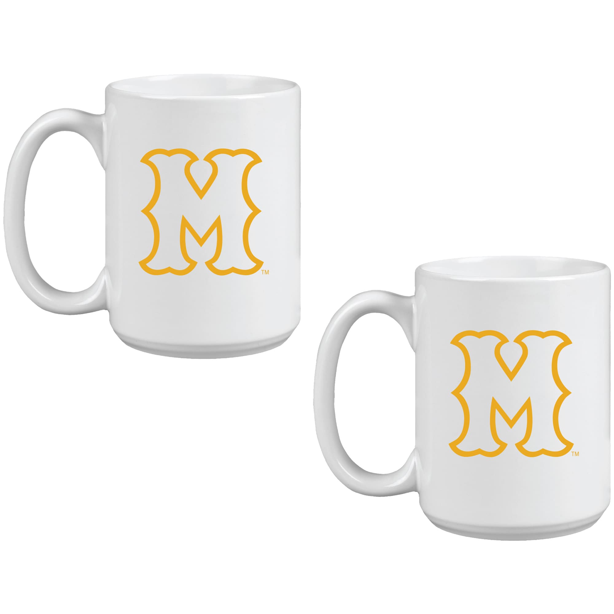 Alt View 1. Indigo Falls - Missouri Tigers Two Pack 15oz. Vault Sketch Ceramic Mug Set - Multicolor.