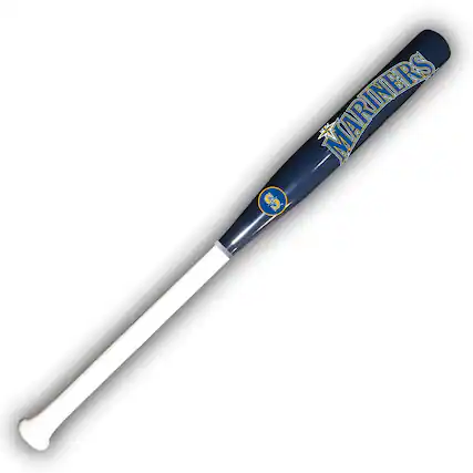Front. Coopersburg Sports - Seattle Mariners Two-Tone 34" Bat - Multicolor.