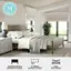 MARTHA STEWART SOLID WOOD FRAME WITH HEADBOARD AND FOOTBOARD JI 10" UNDERBED CLEARANCE FOR STORAGE NO BOX SPRING REQUIRED