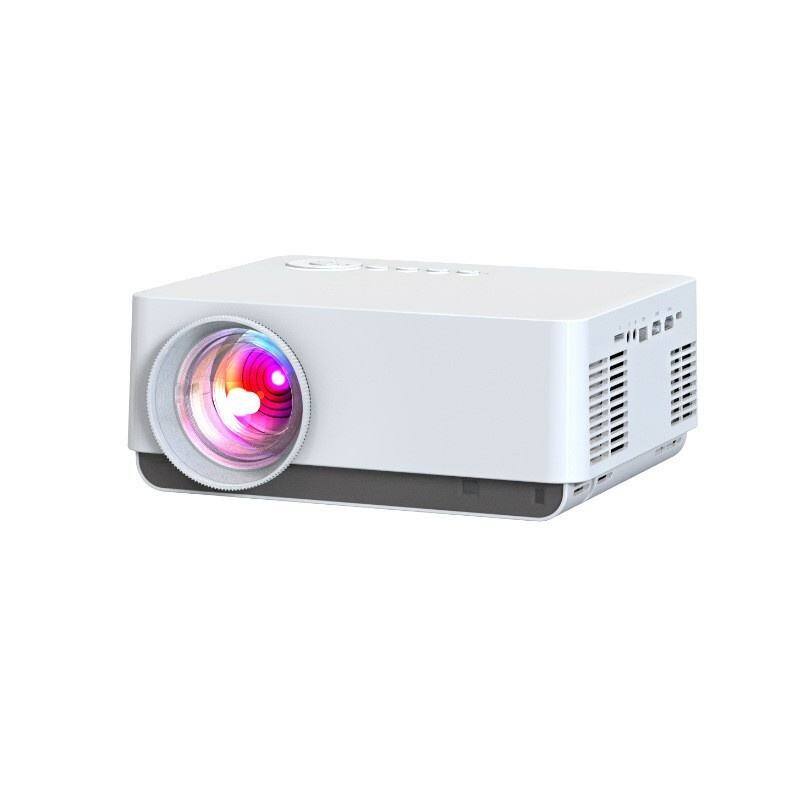 Front. Cluzine - 1080P LCD Home Projector Auto Focus Short Throw Android 9 Portable Built-in USB 3D Ready HiFi Stereo.