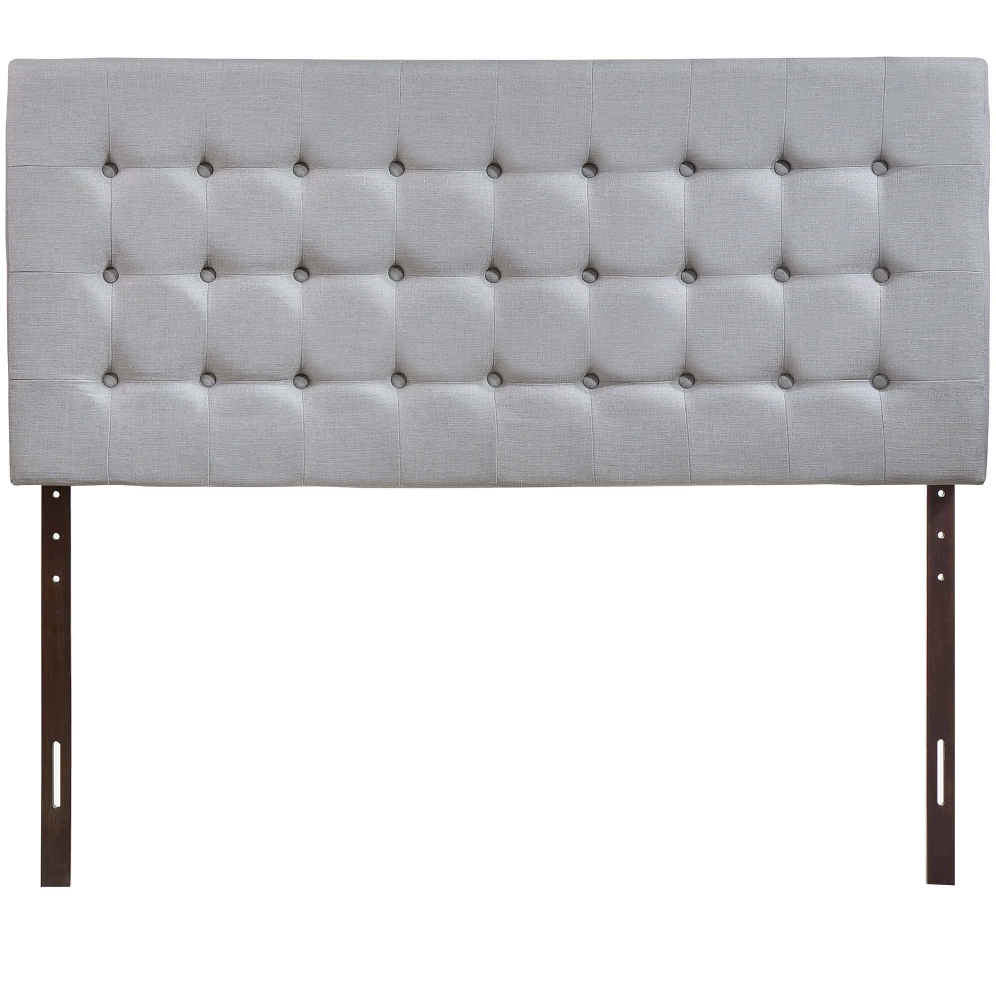 Alt View 2. Modway - Tinble Upholstered Fabric Queen Headboard by Modway - Sky Gray.