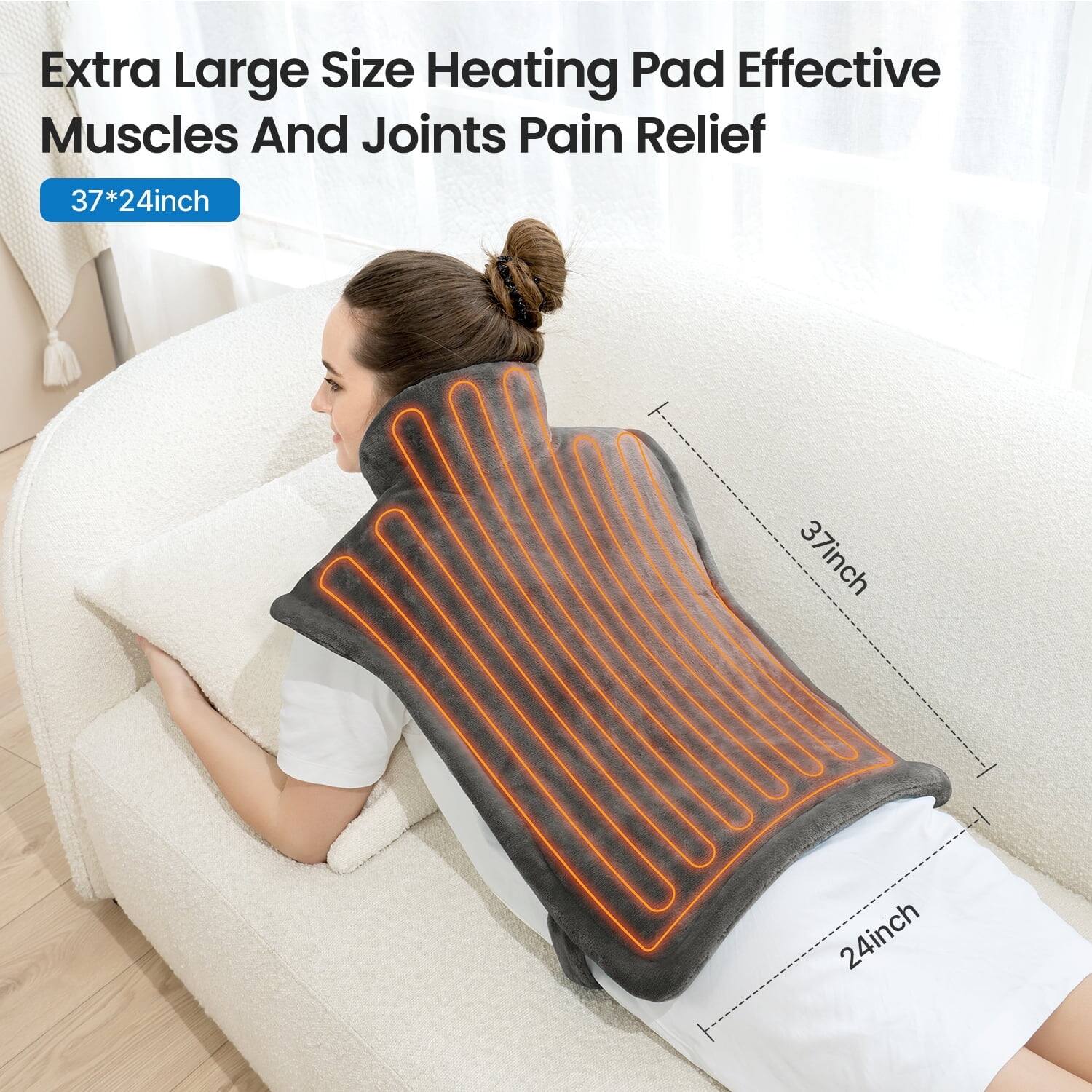 Extra Large Size Heating Pad Effective Muscles And Joints Pain Relief  
37*24inch