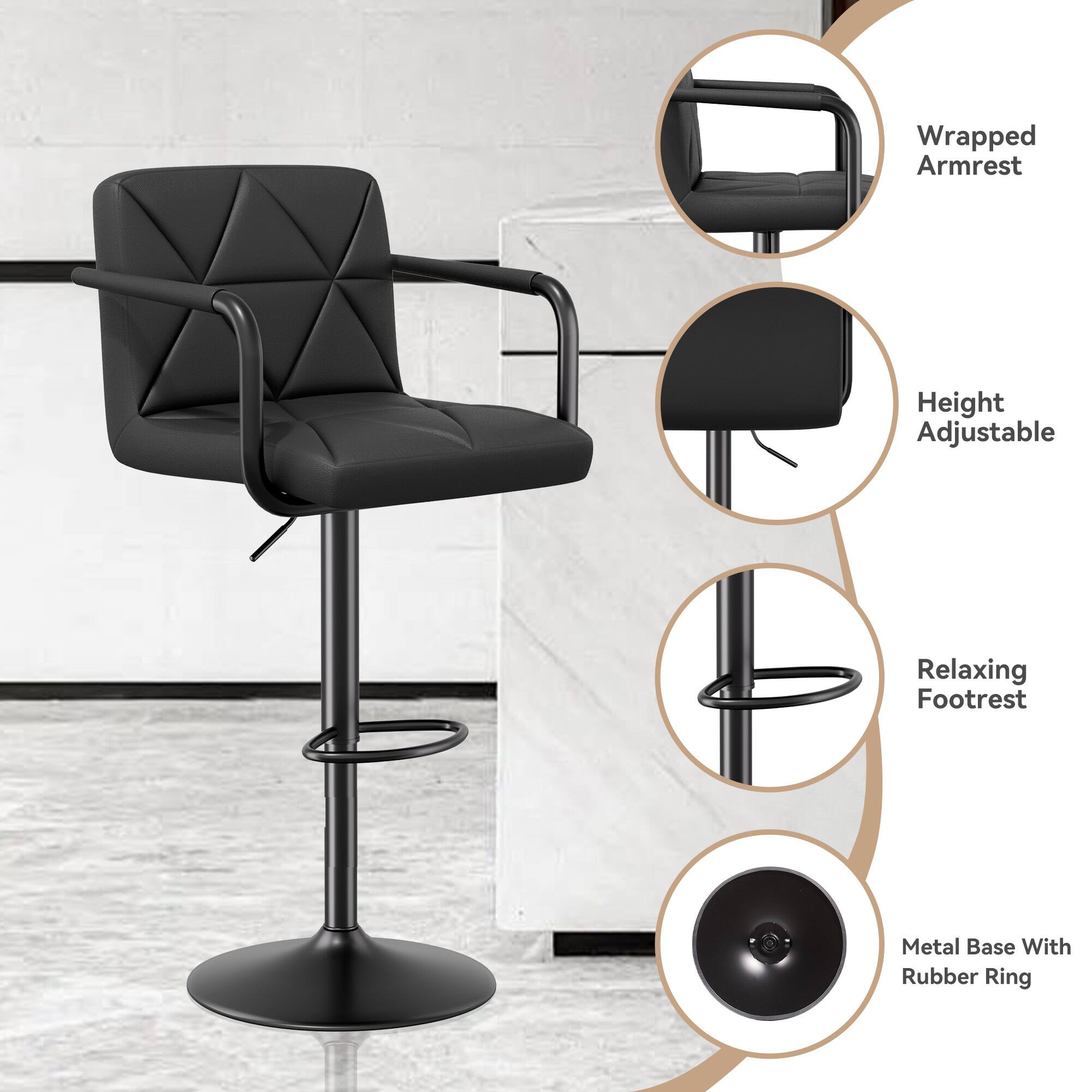 - Wrapped Armrest
- Height Adjustable
- Relaxing Footrest
- Metal Base With Rubber Ring