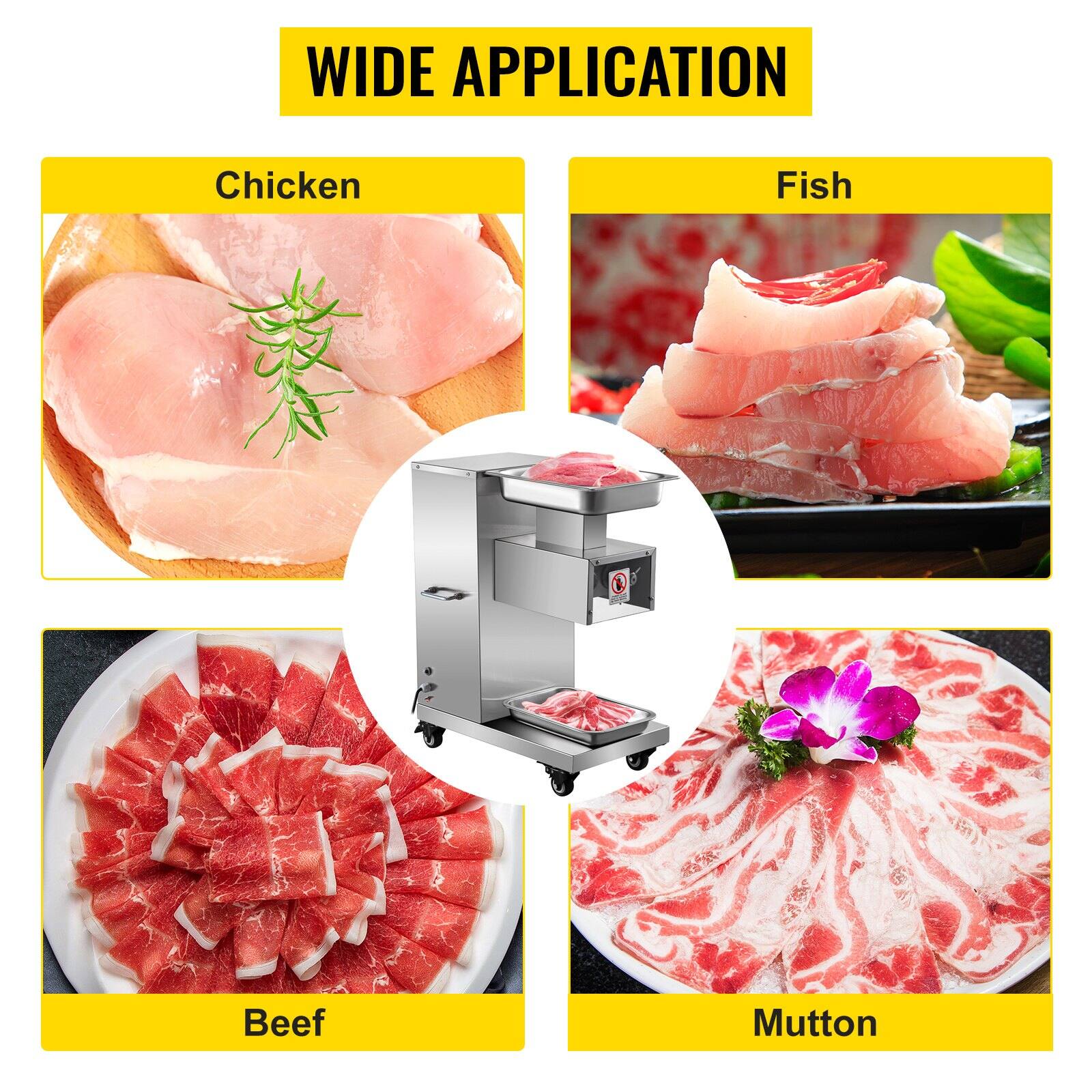 WIDE APPLICATION

Chicken  
Fish  
Beef  
Mutton