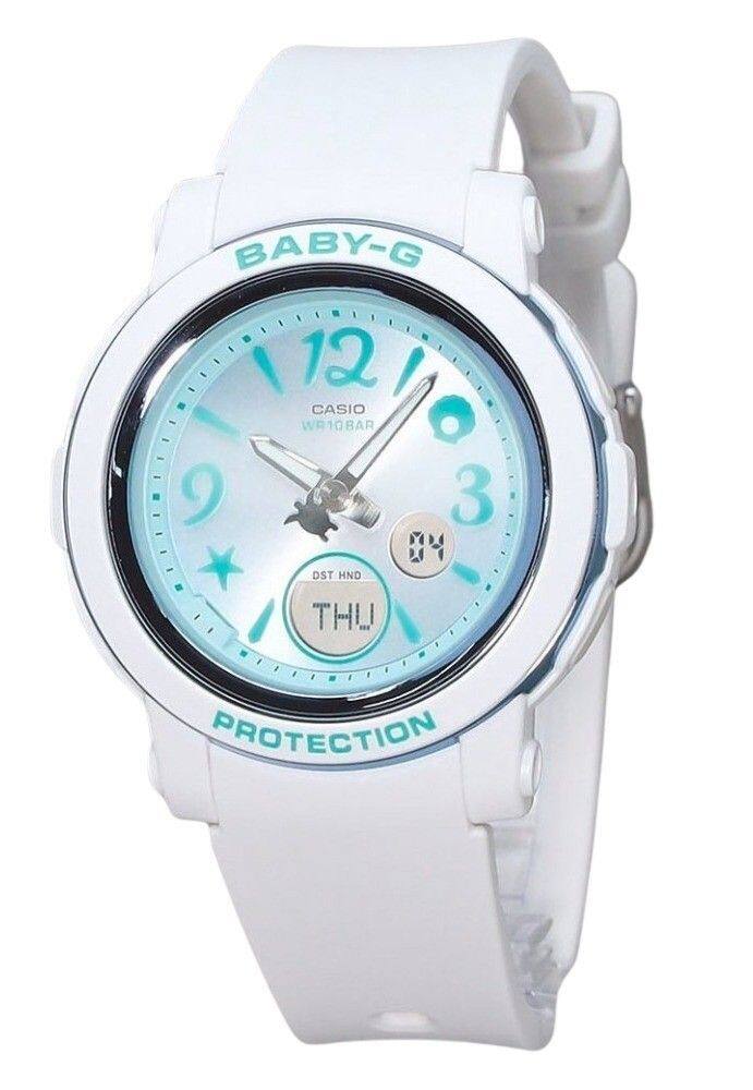 Casio - Baby-G Analog Digital Quartz BGA-290US-2A Undersea World Resin Strap Women's Watch Blue Dial 100M - White