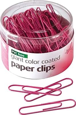 Officemate - Breast Cancer Awareness Jumbo Paper Clips, 80 Clips/Pack - Pink price history on PriceWatchPro