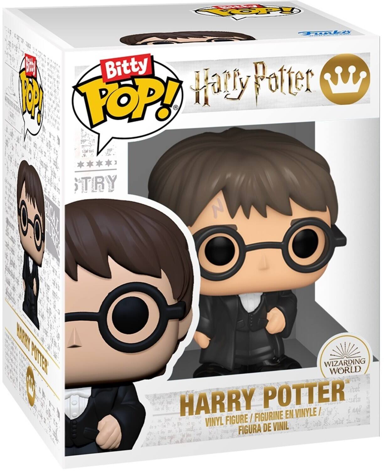 Bitty POP! Harry Potter TRY SCAT JURR ai HARRY POTTER 0 WIZARDING WORLD h itof HARRY POTTER i aA EN VINYLE / VINYL FIGURE / FIGURINE FIGURA DE VINIL