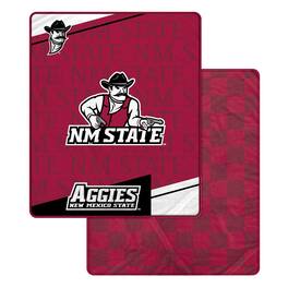 Pegasus - New Mexico State Aggies 60" x 70" Diagonal Ghost Checkered Double-Sided Blanket - Multicolor