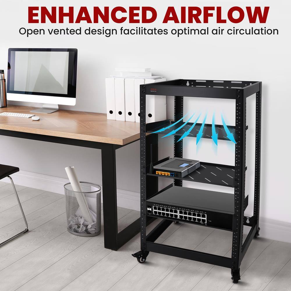 ENHANCED AIRFLOW  
Open vented design facilitates optimal air circulation