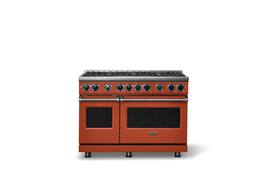 Viking - 48"W. 7.3 Cu. Ft. Freestanding Sealed 8 Burner Gas Range - Spiced Cider - Spiced Cider
