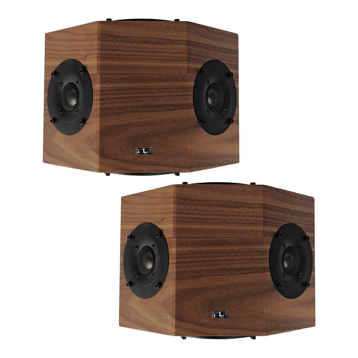 KLH AUDIO - KLH Kendall 2S Surround Speakers - Pair (English - Walnut