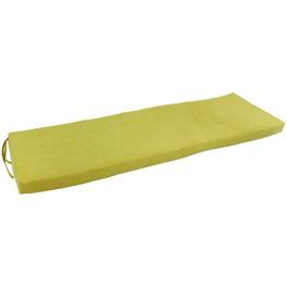 Blazing Needles - 60-inch by 19-inch Micro Suede Bench Cushion - Mojito Lime