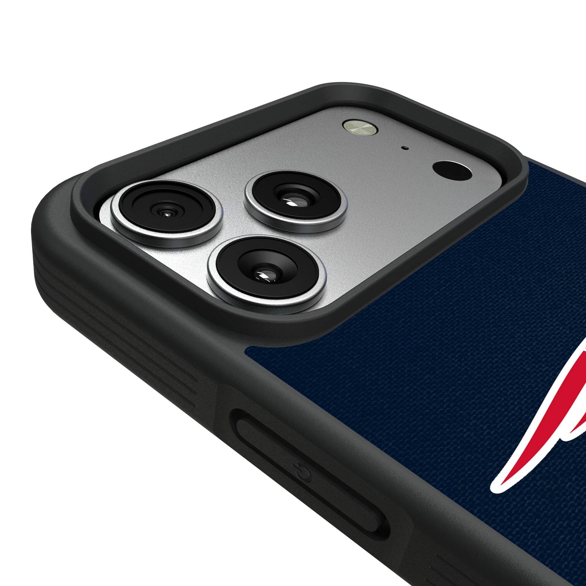Alt View 2. Keyscaper - iPhone Stripe Design Bump Case - 16 Pro - Multicolor.