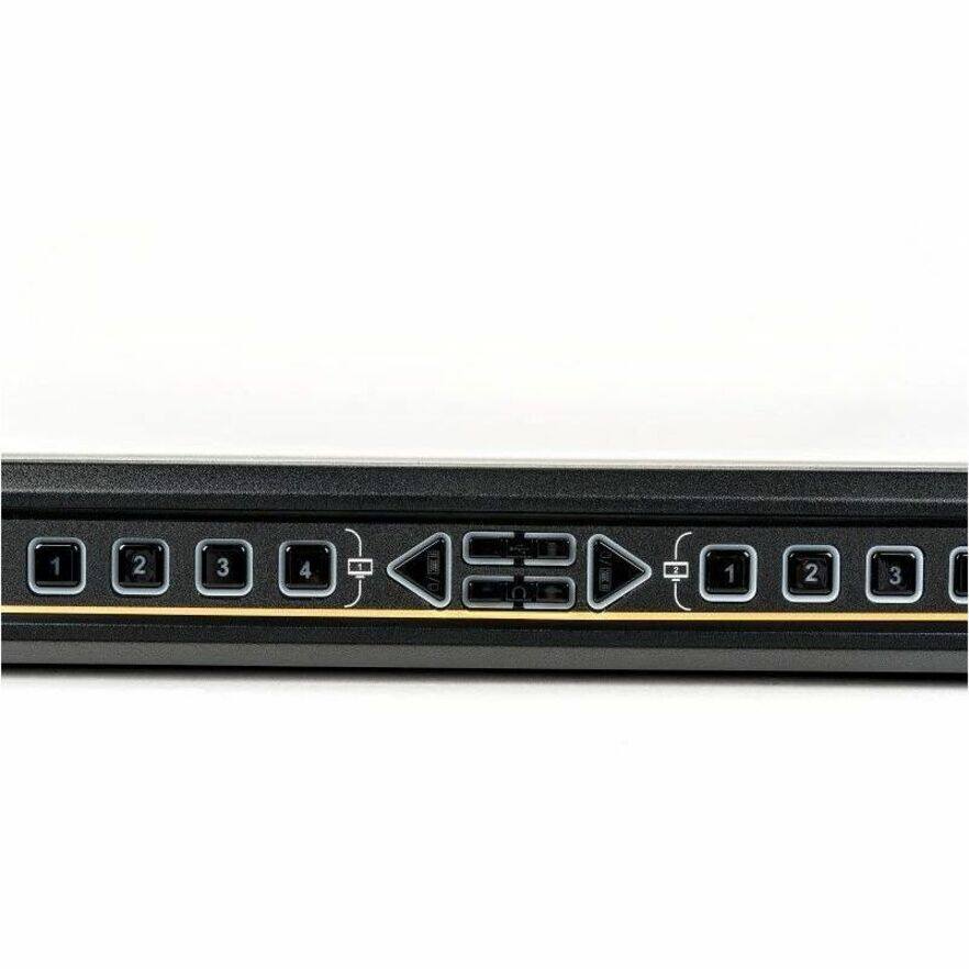 Alt View 2. Avocent Corporation - Cybex Secure Desktop KVM Switch, 4 Port, Common Access Card, Touch Screen Support, NIAP Version 4.0, TAA Compliant - Black.