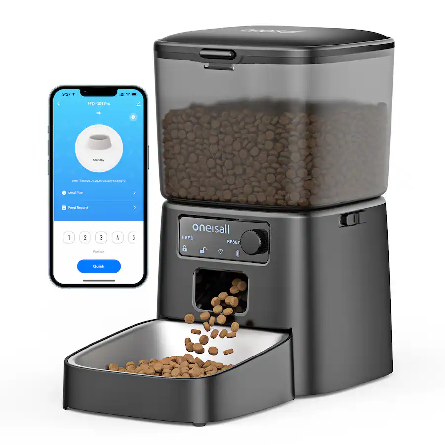 Oneisall PFD 001 PRO Automatic Pet Feeder with WiFi App Control