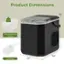 Product Dimensions: 11.6" x 1.3 lbs. Detachable Ice Basket: 8.7" x 11.4" Ice Scoop: 8.7" x 11.4"