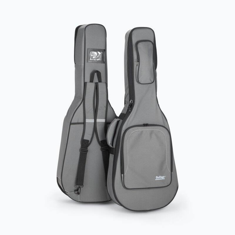 Alt View 1. On Stage Stands - On-Stage Electric Guitar Gig Bag (GHE7550CG) - Black.