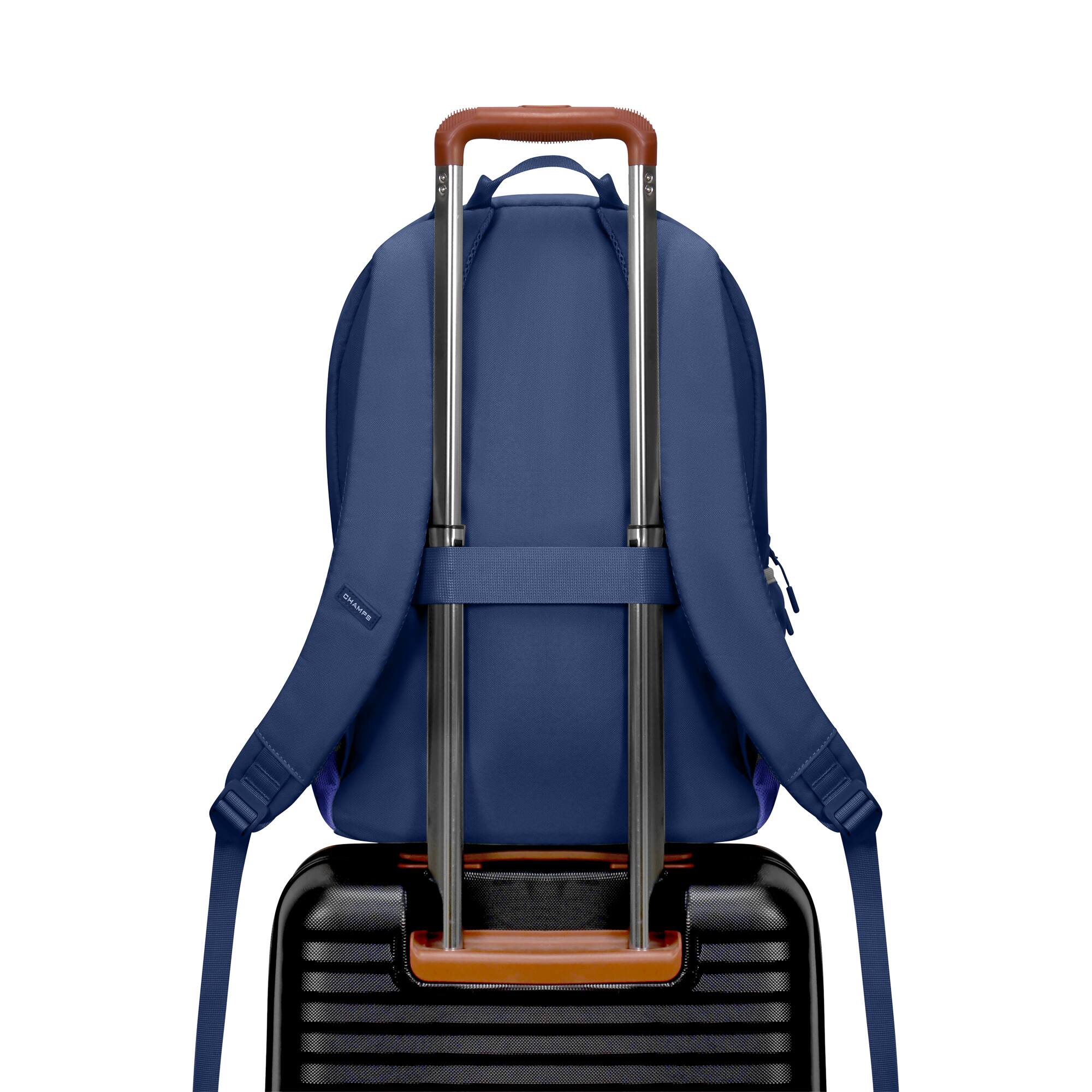 Alt View 1. Champs - Onyx Essential Laptop Backpack - Navy.