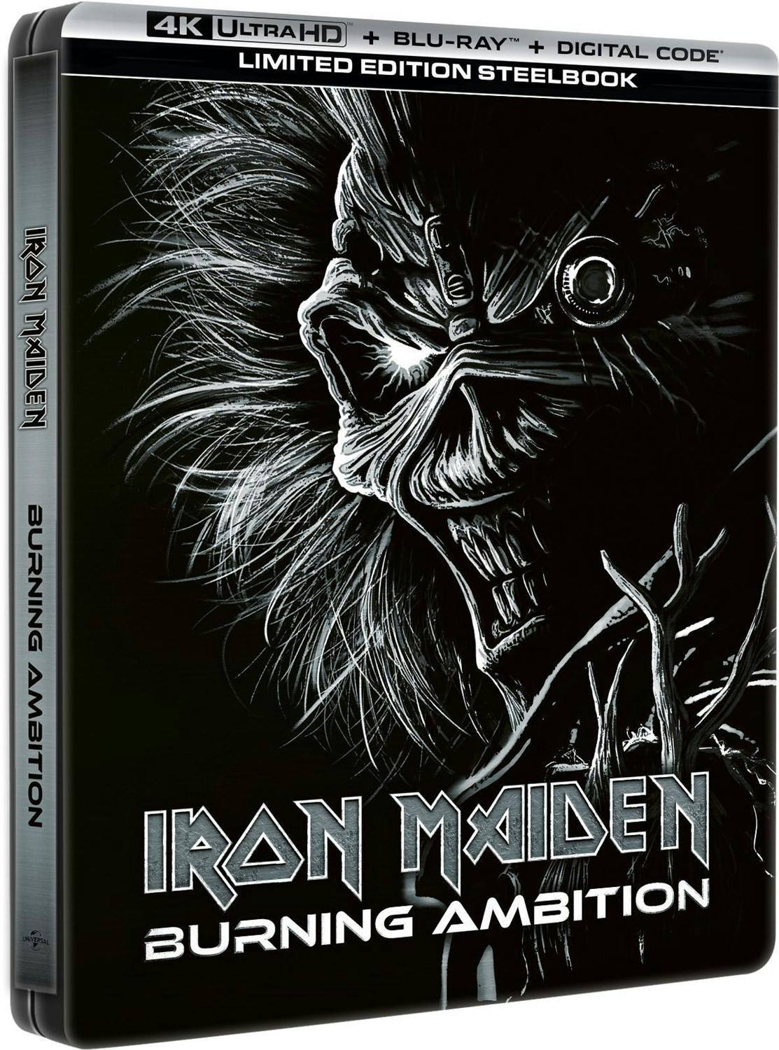 Back. Iron Maiden - Iron Maiden: Burning Ambition (Steelbook)   - 4K Blu-Ray.