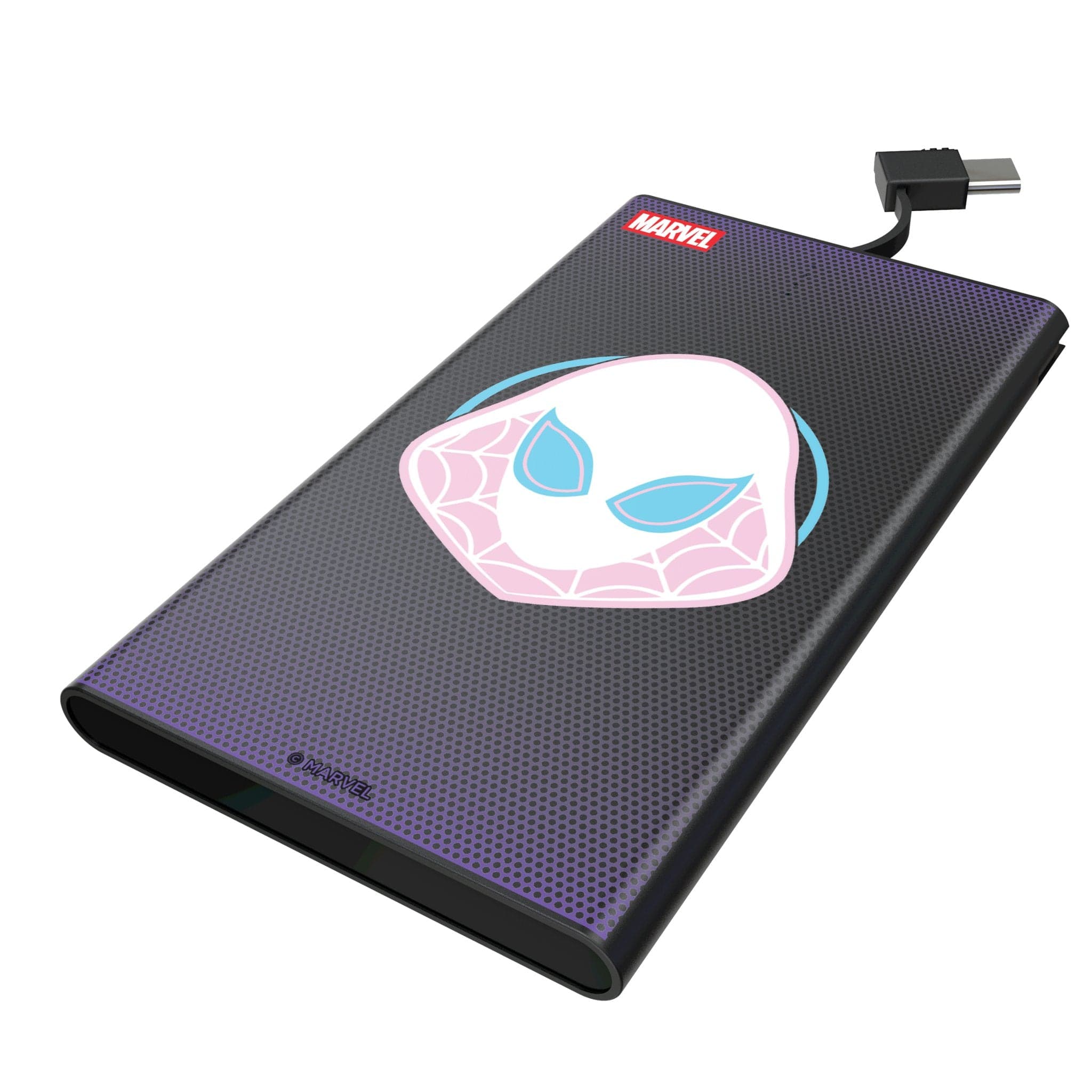 Keyscaper - Marvel Grid 5000mAh Flat Powerbank - Spider-Gwen
