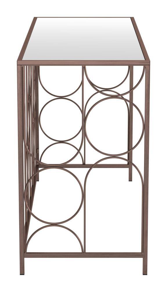 Back. Hivvago - Convale Console Table Bronze - Bronze.