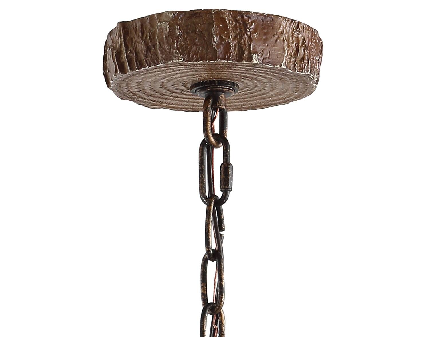 Alt View 5. Jonathan Y - Nelle 18" Adjustable Resin Antler 3-Light LED Chandelier, Brown - Brown.