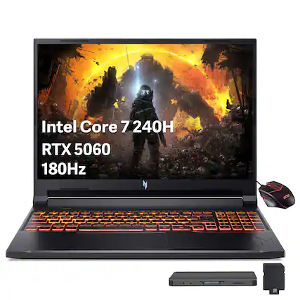 Intel Core 7 240H RTX 5060 180Hz