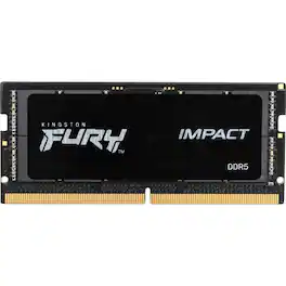 Kingston - FURY Impact 16GB DDR5 SDRAM Memory Module - For Notebook, Gaming Notebook - 16 GB (1 x 16GB) - Unknown