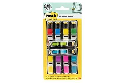 328 Post-it  
Regular Notes, 3x3  
30 sheets per color, 120 sheets total