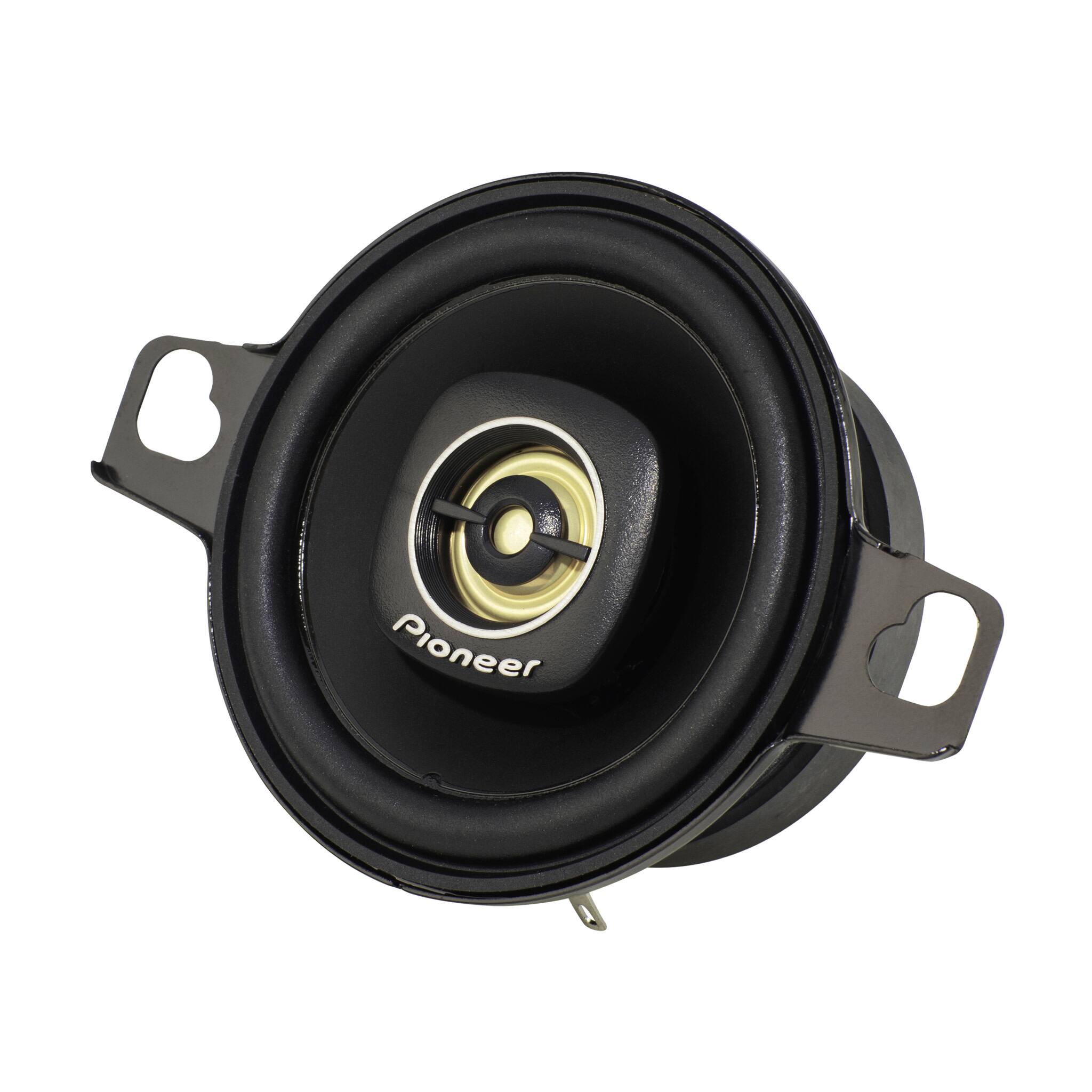 Angle. Pioneer - 2.75" - 2-way, 450 W Max Power, Carbon/Mica-reinforced IMPP™ cone, 16 PEI hard dome tweeter - Coaxial Speakers (pair) - Black.