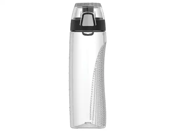 Front. Thermos - Thermos 24-Ounce Plastic Hydration Bottle with Meter Clear (HP4100CL6) - Clear.